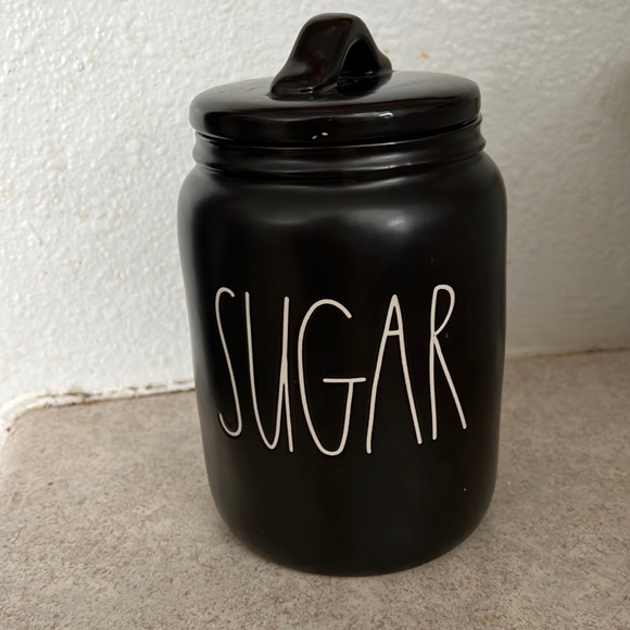 Rae Dunn Other - Black Sugar container